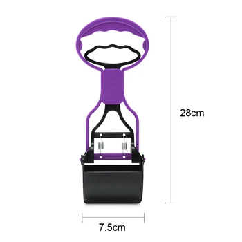 

New Convenient and Lightweight Pet Dog Pooper Scooper Pets Cleaning Tool Dogs Poop Waste Pick Up Rake Tool 2 PCS