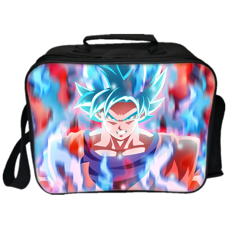 22 Студенческий работник Dragon Ball Z Супер Saiyan сумка для ланча Мужская и женская обувь для мальчиков и девочек сумка-холодильник изоляционная сумка модная сумка для ланча - Цвет: 22