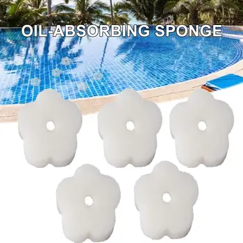 

Flower Shape Accessories Oil Absorbing Sponge Cartoon Scum Floating Hot Tub Home Spa Swimming Pool Filter Cleaners Drop Shipping
