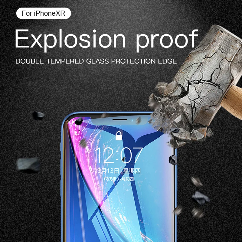 9D Защитное стекло для смартфона iPhone X XR XS 11 Pro Max Высококачественная Защитная