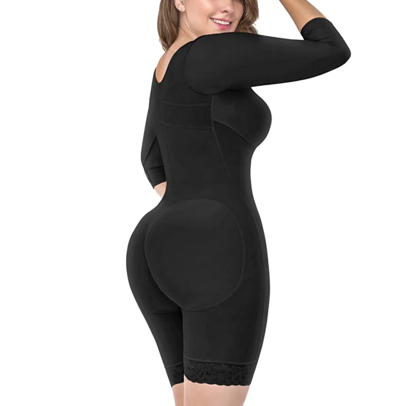 Post Surgery Full Body Shapewear Tummy Control And Butt-Lifting Effect With Built-In Bra For Women Sexy Bodysuit