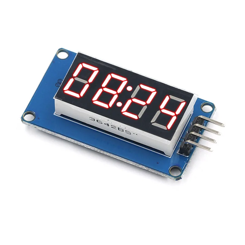 Модуль светодиодного дисплея TM1637 для Arduino 7 сегментов 4 бита 1 5 дюймовые часы