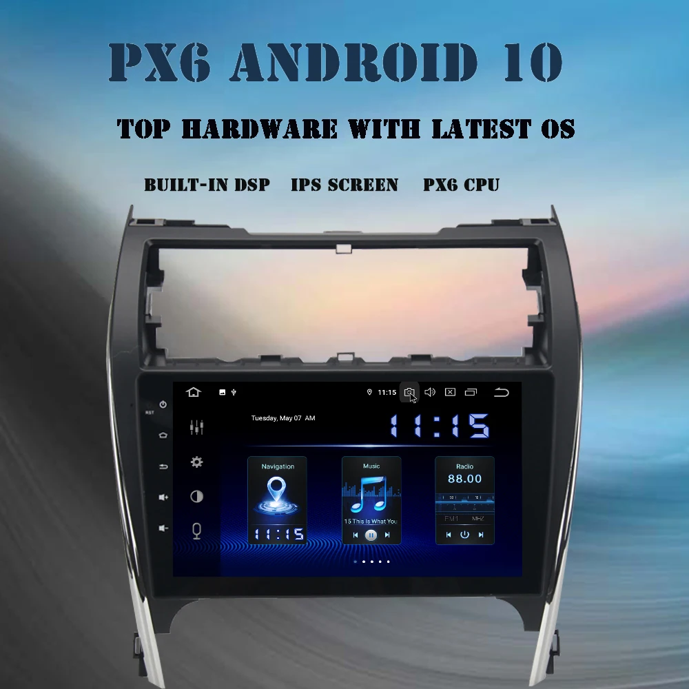 Dasaita 10 2 &quotAndroid 0 Автомобильный мультимедийный плеер для Toyota Camry 2012 2013 2014 США и
