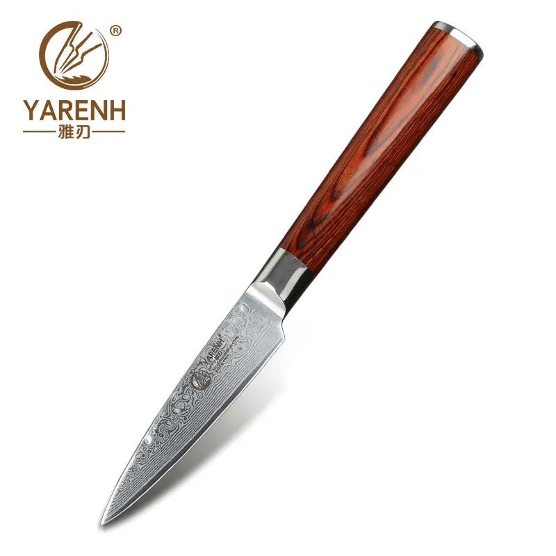 YARENH 3 5 "Фруктовый нож для очистки овощей с цветной деревянной ручкой Лучшие