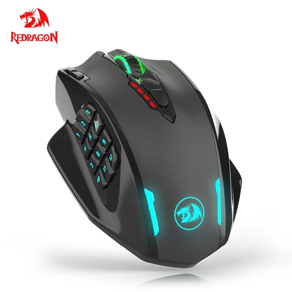 Игровая мышь Redragon Impact Elite M913 беспроводная 2 4 ГГц USB RGB-подсветка 16000 точек/дюйм