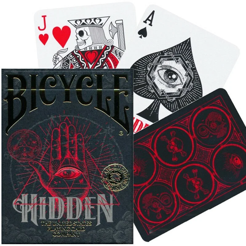 Bicycle Hidden Playing Cards Deck Secret society symbols Poker Size USPCC Magic Card Games Tricks Props for Magician | Игрушки и хобби