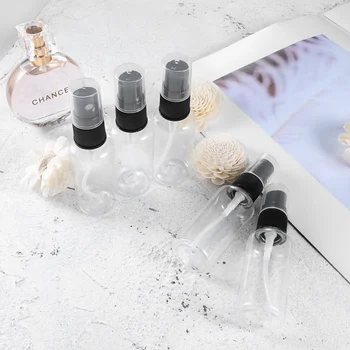 

5 Pcs/set 30ml Spray Bottle Portable PET Bottles Empty Clear Plastic Fine Mist Perfume Atomizer Refillable Cosmetic Containers
