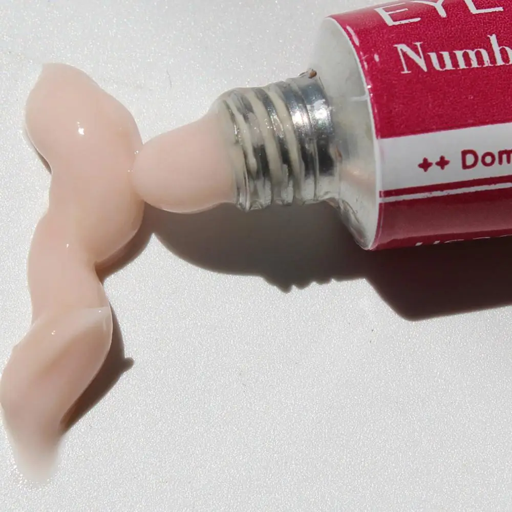 10 тюбиков розовый крем для глаз перед татуировкой перманентного макияжа г |