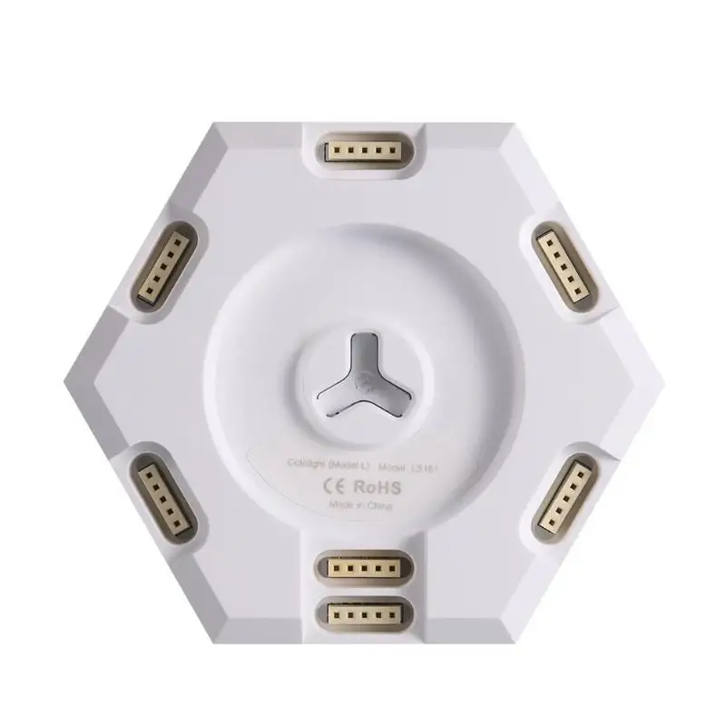 LifeSmart светодиодный квантовый светильник с шестигранной головкой DIY креативная Геометрическая сборка светодиодный ночник приложение умное управление 3 шт. квантовый светильник с цоколем
