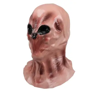 

Halloween Creepy Latex UFO Big Eyes Alien Full Head Party Mask or Adults Masquerade Costume Party Cosplay Horror Alien Mask