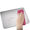 Tapis de jeu pour ordinateur portable, grand tapis de souris en métal d'aluminium, fin, pour macbook Apple ► Photo 3/6
