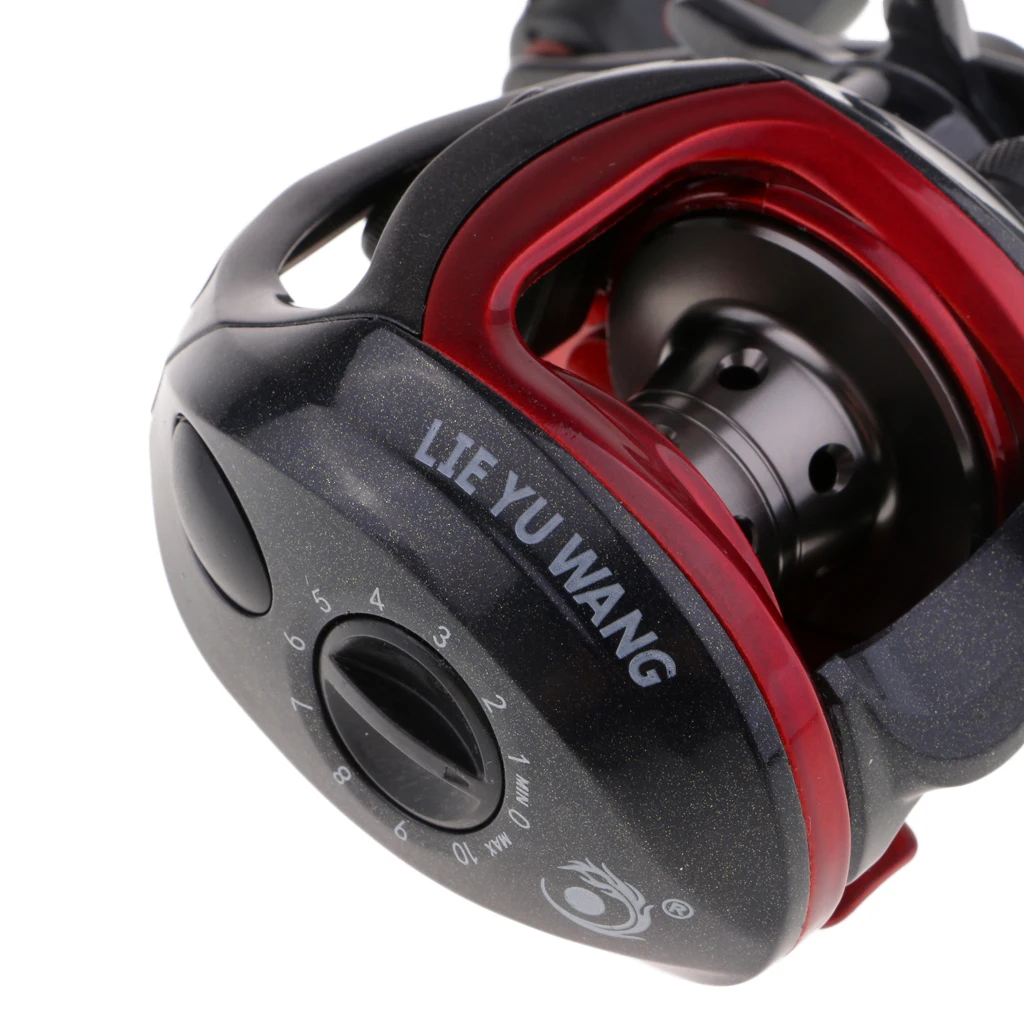 Супер гладкая катушка baitcasing 7,0: 1 Передаточное отношение 3+ 1 подшипники, 12lbs Макс сопротивление