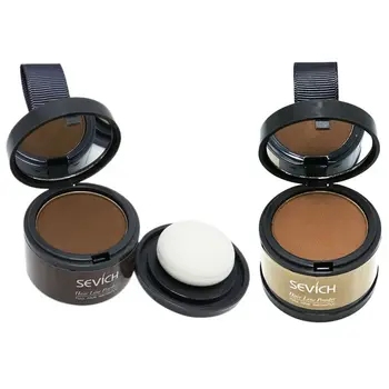 

Sevich 2 Pcs ic Natural Hair Cover Up Powder Hairs Root Line Conceal Pang Shadow 7 Colors Brown & Light Brown