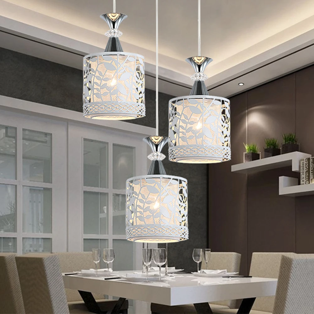 Rugged pendant light metal lighting dining room table lamp hanging lighting E27