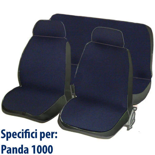 COPRISEDILI PER FIAT PANDA 1000 COTONE ELASTICIZZATO BLU - AliExpress