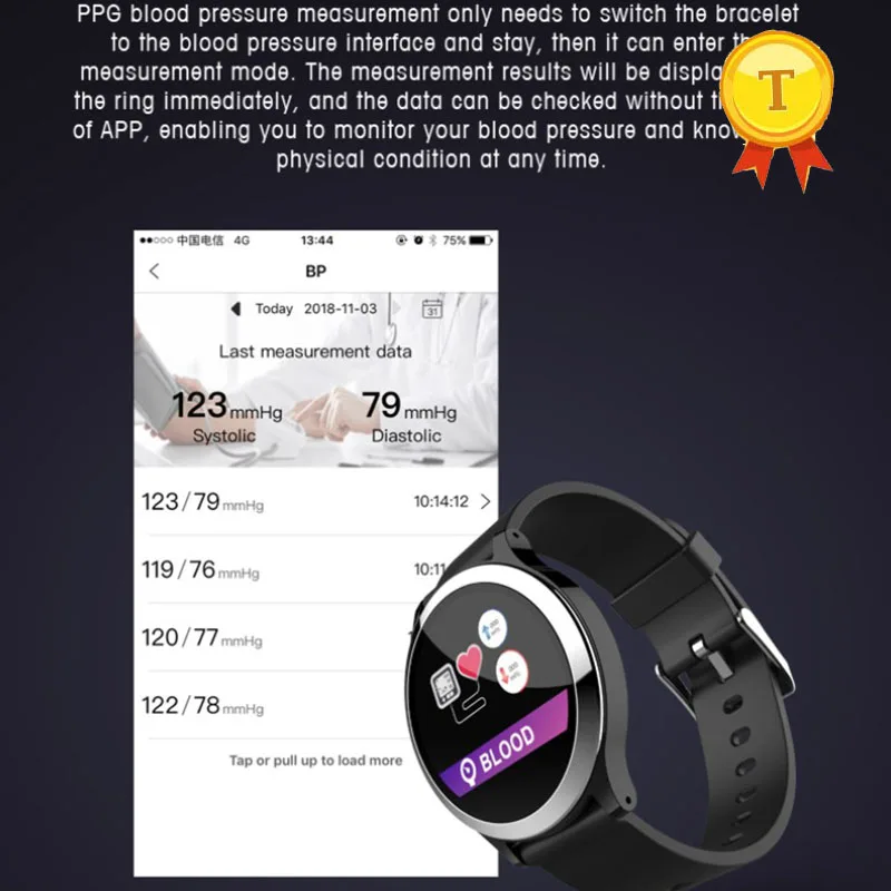 Лидер продаж ECG PPG умный Браслет Смарт-браслет на запястье фитнес-трекер для активности кровяное давление сердечный ритм moniorting ECG sharing