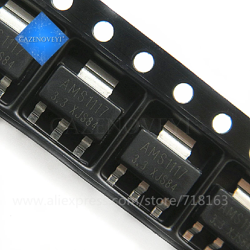 50pcs/lot Ams1117 Ams1117-3.3v Ams1117-adj Ams1117-1.8 Ams1117-1.2 ...
