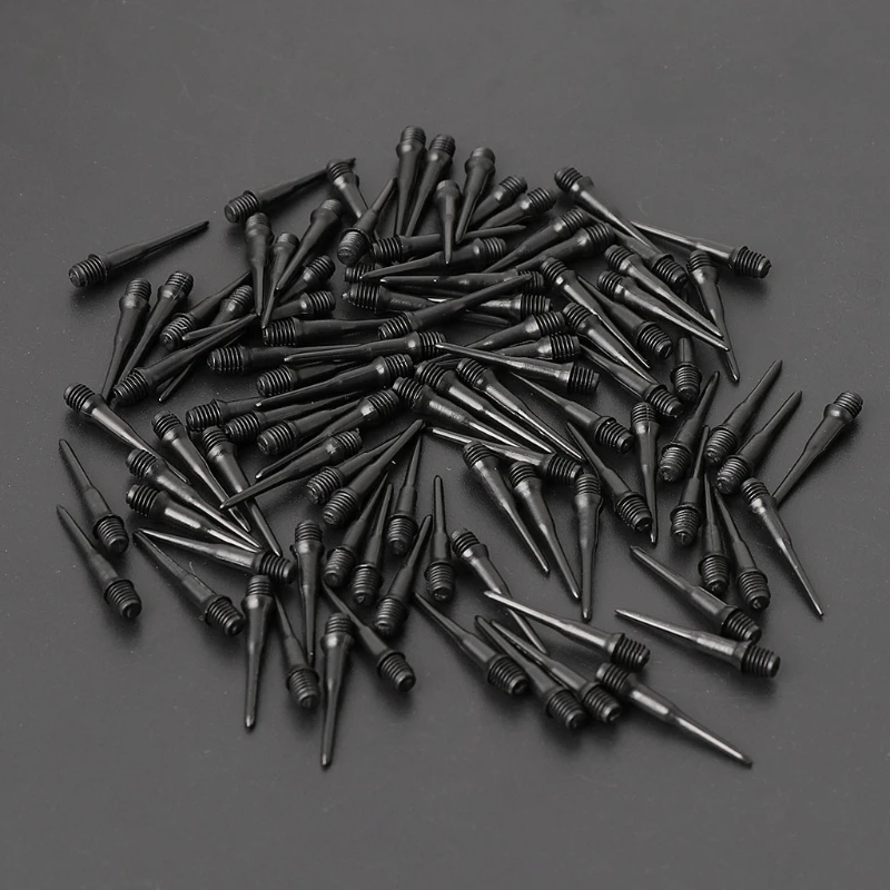 

100% Brand New and High Quality 100pcs 2BA Groove Durable Nylon Soft Tip Dart Points Needle Electronic Darts Set