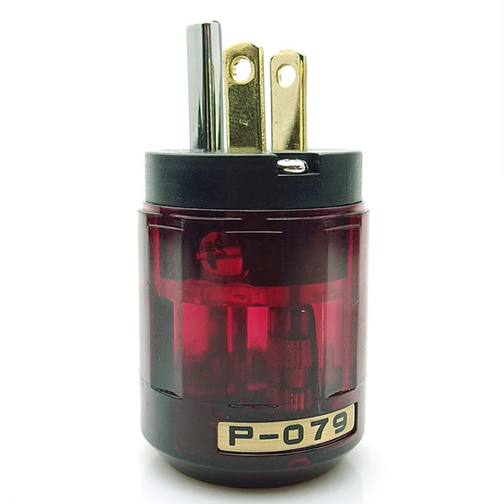 OYAIDE P-079E Schuko Type E/F Power Connector 24K Gold Plated Phosphore Bronze O17mm P 8289