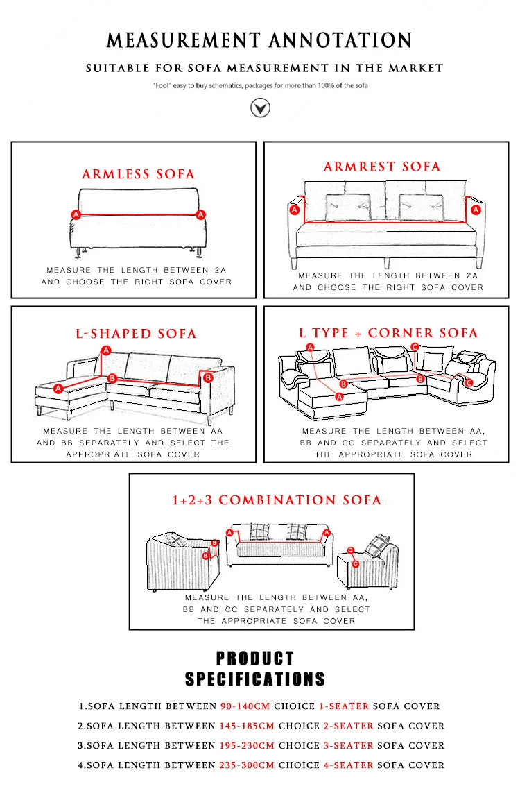 Универсальный складной чехол для дивана, кровати, с геометрическим рисунком, чехол для дивана, стрейч, противоскользящий, плотно подходит для одного/двух/трех/четырех человек