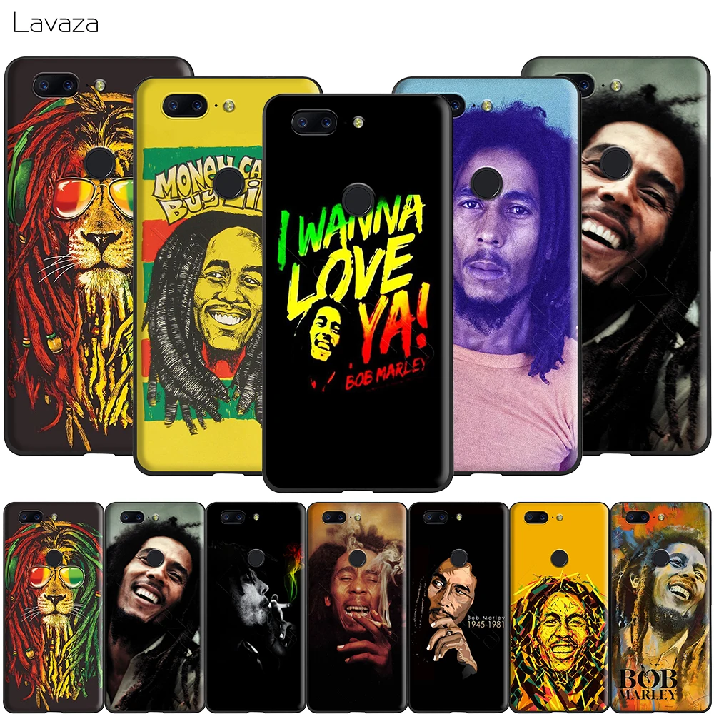 

Lavaza Bob Marley Silicone Case for Oneplus 7 Pro 6 6t 5 5t
