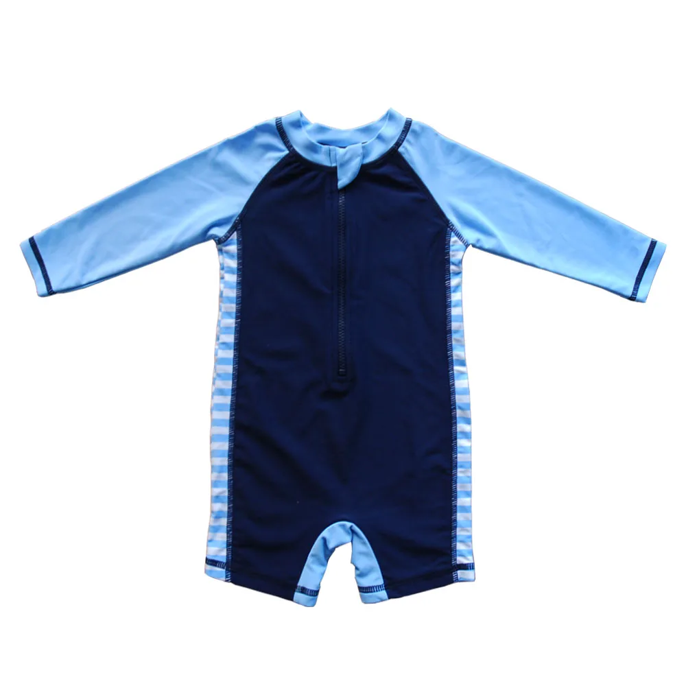 Wishere Baby Swimwear Long Sleeve Boy's  Beach Wear  One-piece Toddler Swimming Suit Infant Swimsuit Kids' Sunsuit