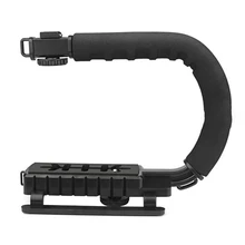 C-образная рукоятка видео Ручной Стабилизатор для цифровой зеркальной камеры sony SLR Steadicam для Hero 7 8 vlogging