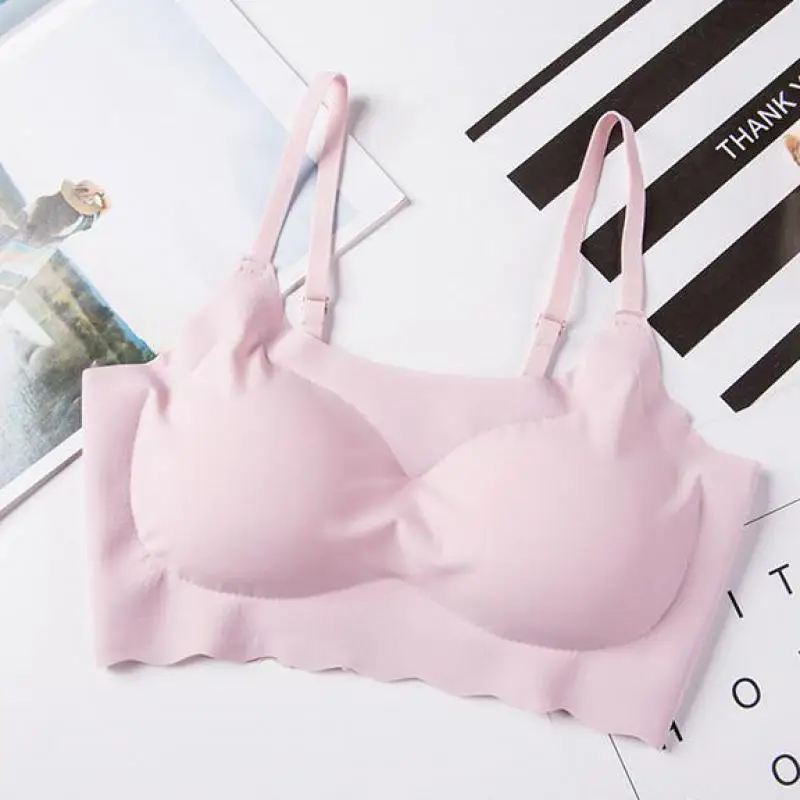 

Seamless Bras For Women Wireless Push Up Bra Push Up Solid Color Bralette Simple Comfortable Underwear Sexy Lingerie Bralettes
