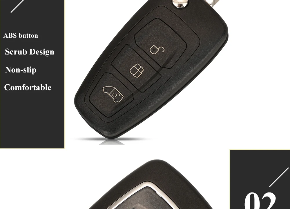 Chiave/Telecomando Per Ford Tourneo Transit Personalizzato Telecomando Flip Fob Aftermarket - Bk2t-15k601-aa/ Ac 434mhz Ask 4d (83) Chiavi Ford - H22317a25bfc0423882ef4933e657fa66O