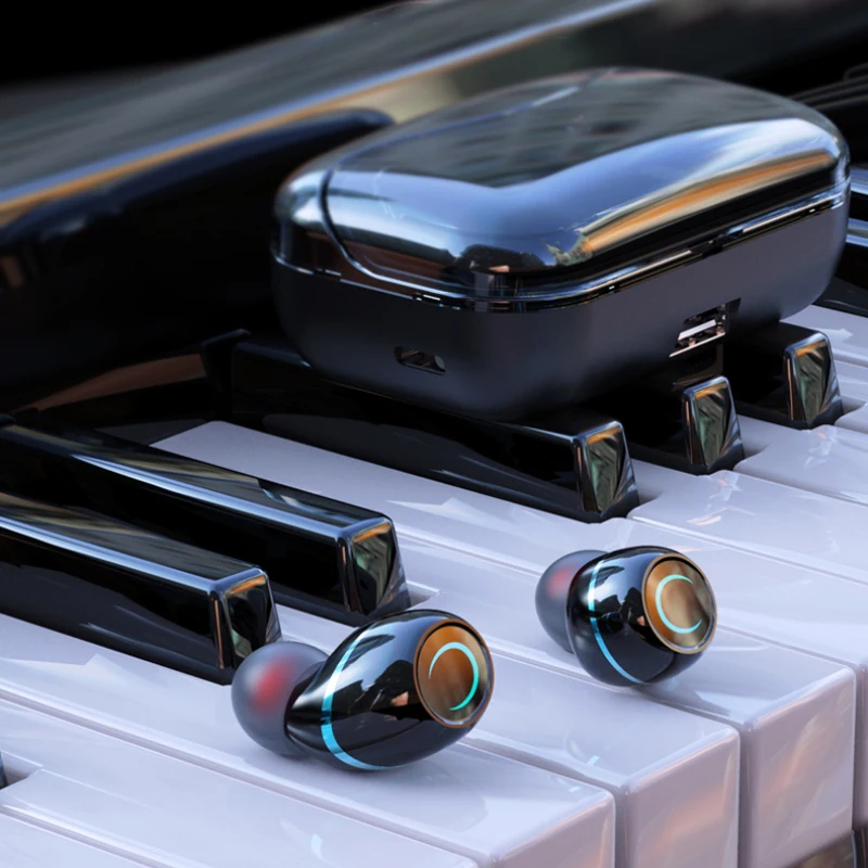TWS Earphone G08 Wireless Headphone Bluetooth 5.1 Earphone HIFI IPX7 Waterproof With Led Display and Charging Box