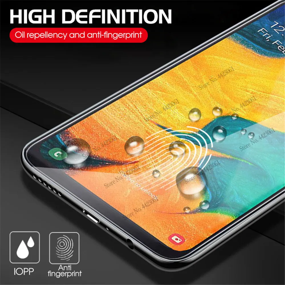Стекло 2 в 1 для Samsung Galaxy A50 2019 A70 A40 A30 A20 A10 Защитная пленка объектива камеры и 9D