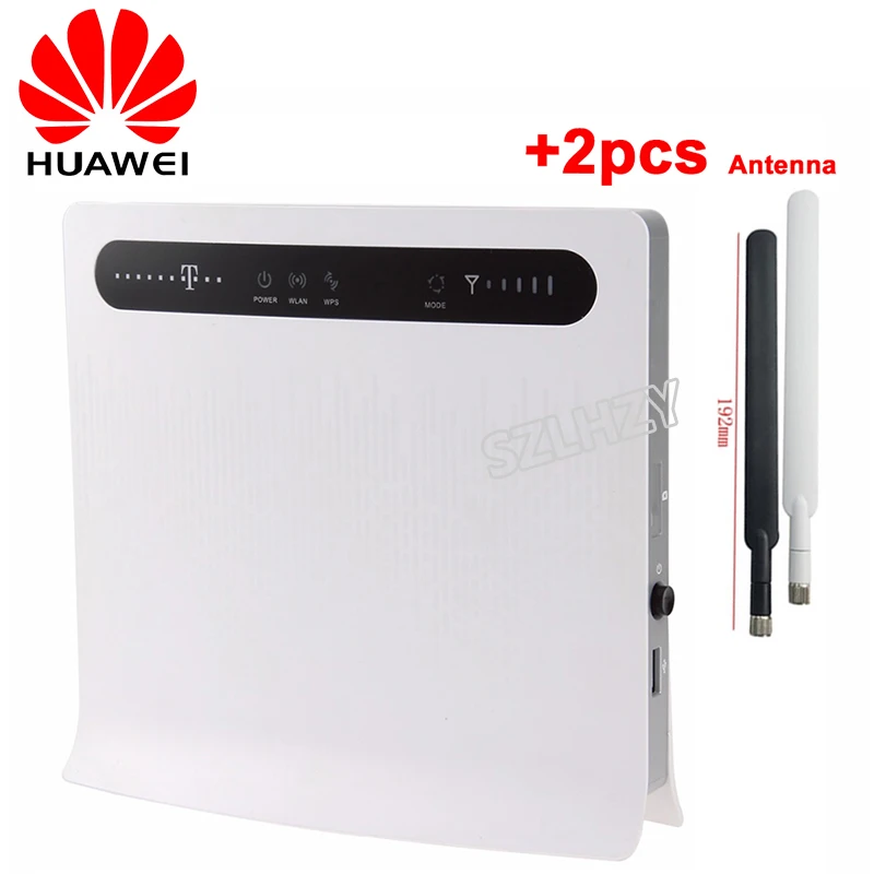 Разблокированный B593 B593u-12 B593S-12 4G LTE Wifi роутер 4G точка доступа WLAN 4G беспроводной CPE WiFi 4G модем pk b593S-22 B310 b315 MF283U - Цвет: B593