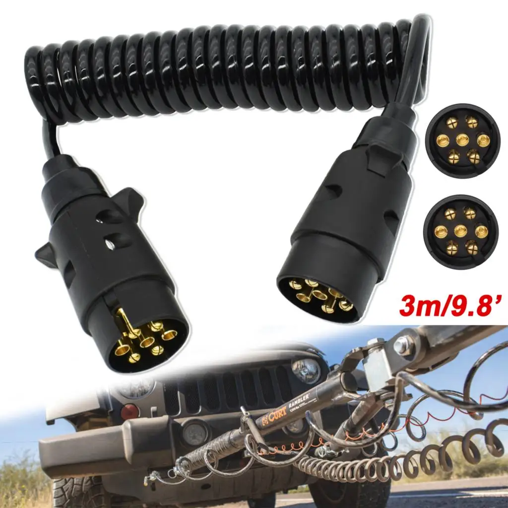 987PinTruckLightBoardExtensionCableTrailerandPowerSupply