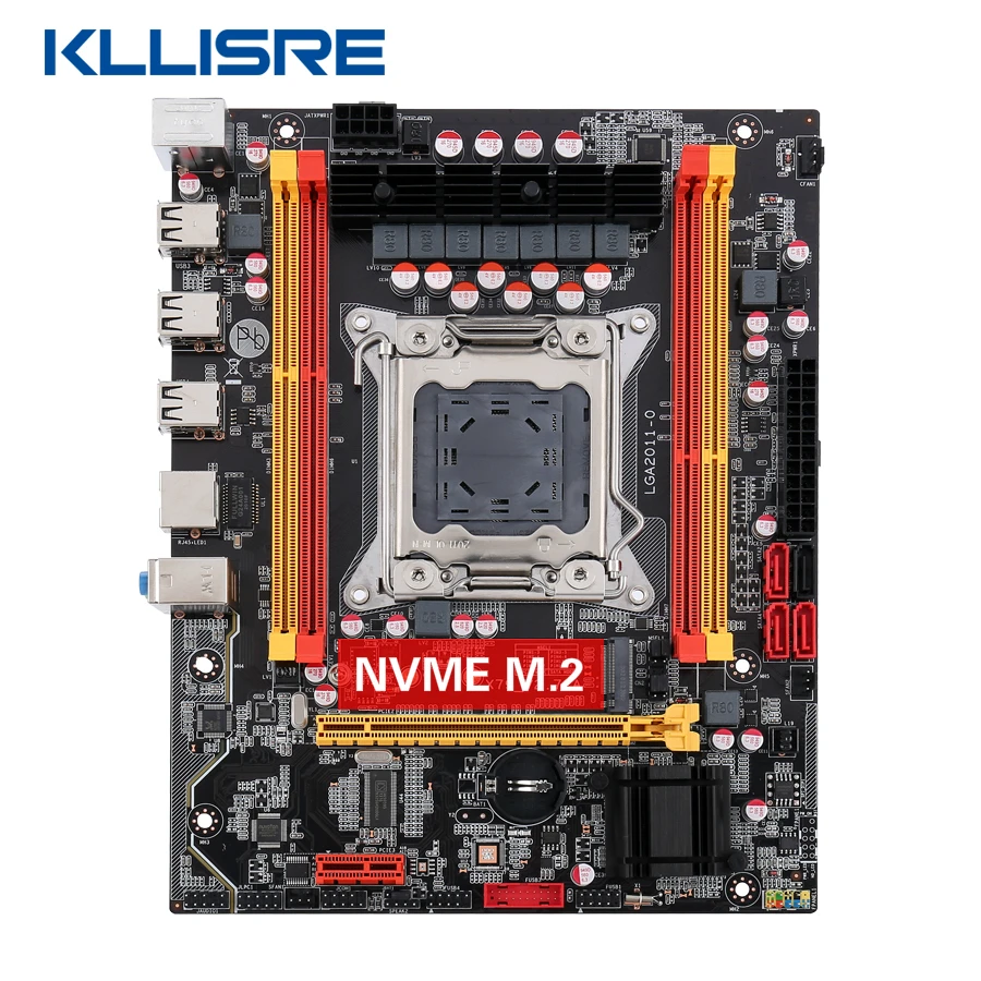 Комплект материнской платы Kllisre X79 LGA 2011 E5 2630 V2 CPU 4 шт. x ГБ = 16 Гб DDR3 1333 МГц ECC