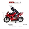 Simulation Remote Control Motorcycle Self-stabilizing Balance System Stunt Driving In Situ Rotation Cool Light Children's RC Toy 4