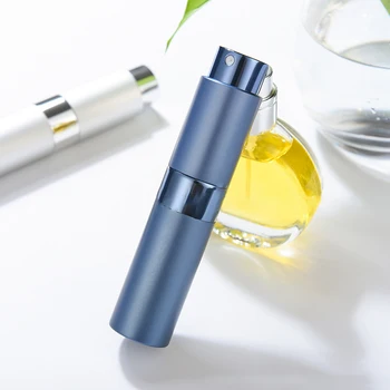 

8ML Perfume Aluminum Spray Bottle Travel Portable Rotation Telescopic Spray Pitcher Refillable Atomizer Empty Containers Supplie