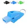 Whistle Crisp Sound Football Whistle with Lanyard Finger Clip for Sports for Emergency 1