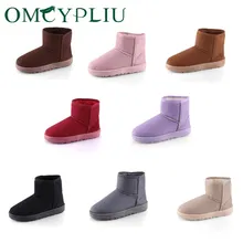 Snow Boots Women Winter Ladies Ankle Boot Fashion Plus Size Pink Female Platform Booties Keep Warm Shoes Woman Botas mujer