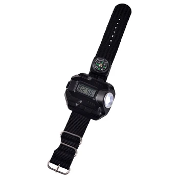 

Multifunctional Waterproof Sports Usb Charging Led Wrist Watch Torch With Rechargeable Lighting Flashlight