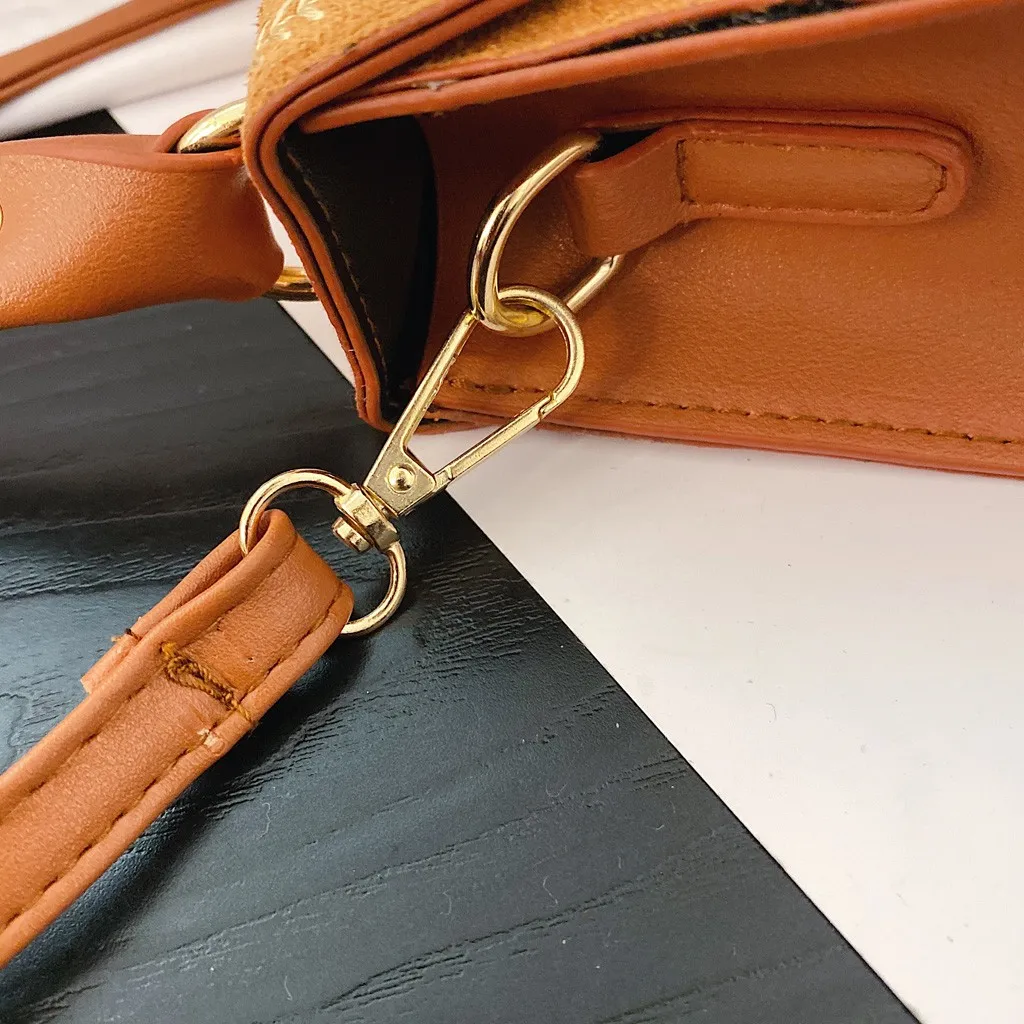 Женская модная кожаная сумка мини женская сумка через плечо трендовая кожаная Большая вместительная сумка на плечо# Zer