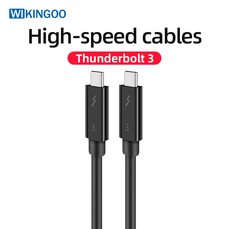 Cable Thunderbolt 3 0.3M 0.5M 0.7M 1M 2M 100W 40G USB C to USB C Cable