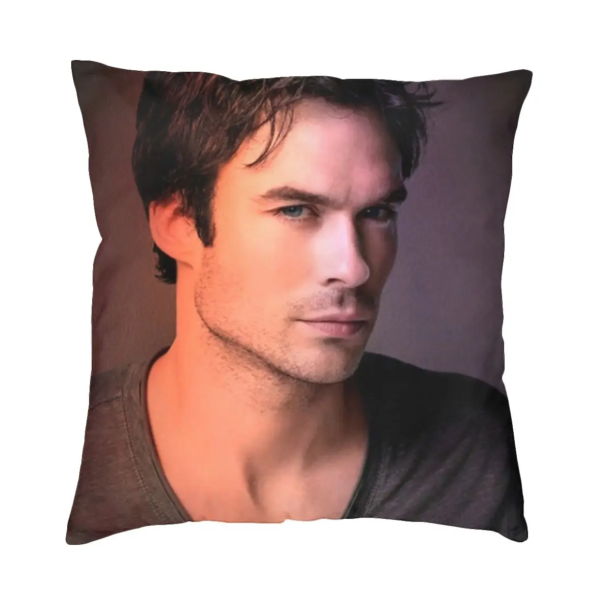 Чехол для подушки Ian Somerhalder с принтом декоративный чехол гостиной на молнии 40x40 см