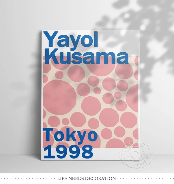 Yayoi Kusama Exhibition Poster, Tokyo 1998, Pink, Yayoi Print, Yayoi Poster  Digital Art Print, Wall Art, Printable - Painting & Calligraphy - AliExpress