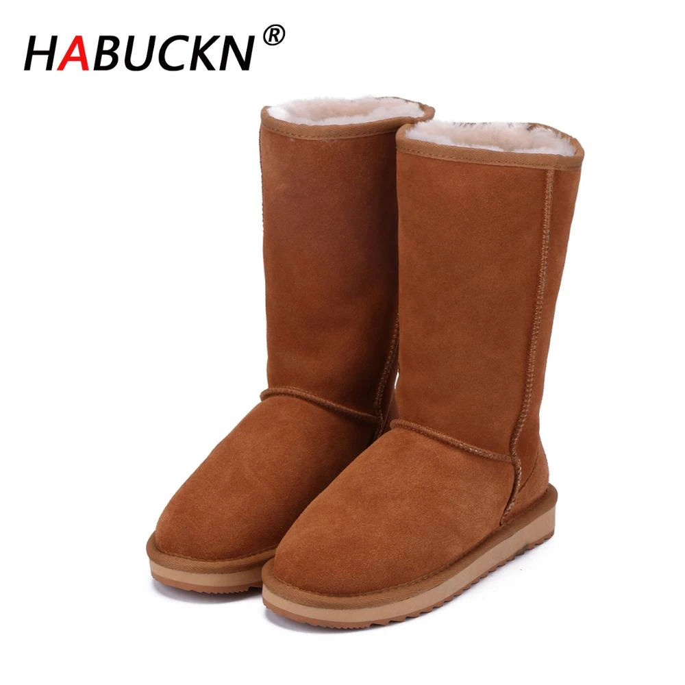 shearling lined winter boots