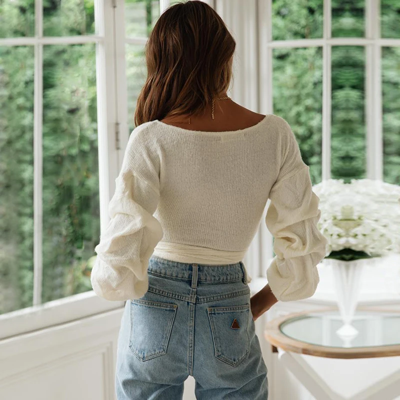 Women Sweaters And Pullovers Sale 2019 Knitwear Europe The New Autumn Winter Women's Long-sleeved With A Deep V-neck Shirt Women Sweaters And Pullovers Sale 2019 Knitwear Europe The New Autumn Winter Women's Long-sleeved With A Deep V-neck Shirt