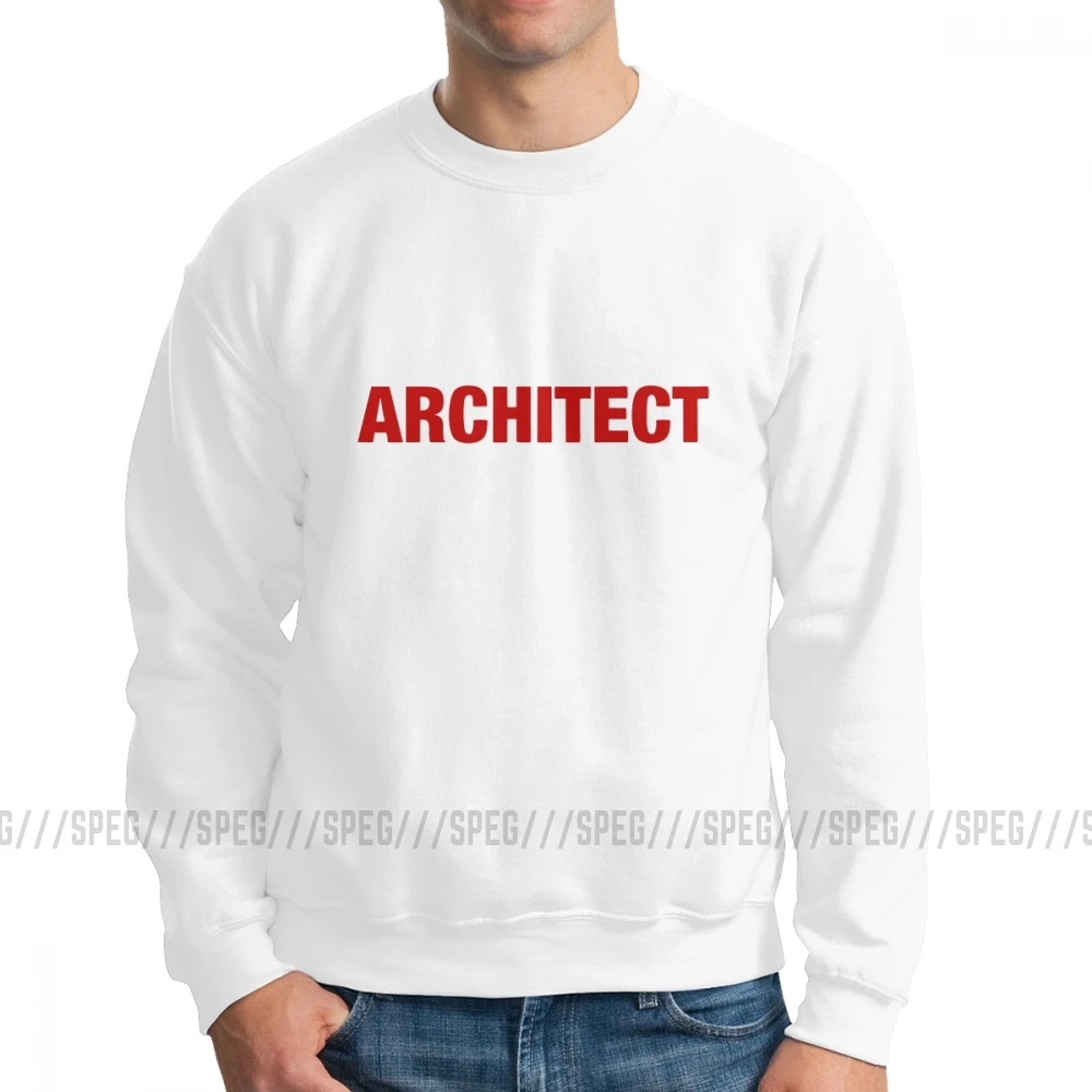 Have No Fear/Толстовка "Architect Is Here", хипстер, хлопок, пуловер с круглым вырезом, толстовка с капюшоном для мужчин - Цвет: Белый