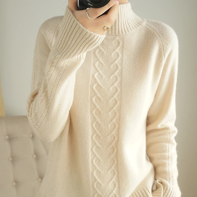 Tailor sheep Cashmere sweater women 2020 fall