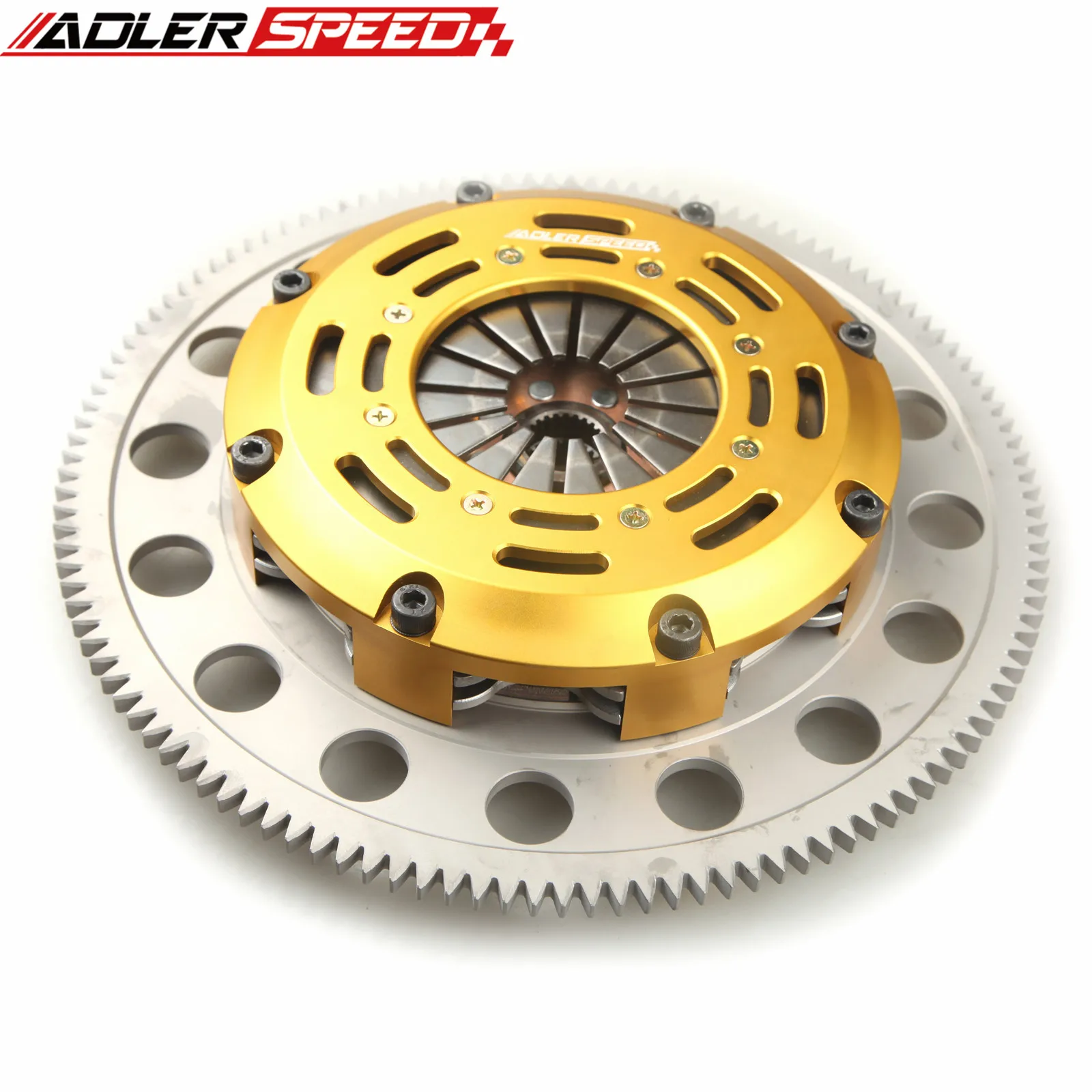 ADLER 7.25인치(185mm) 스피드 레이싱 클러치 트윈 디스크 키트 (2004-2011 마쓰다 RX8 RX-8 1.3L 13BMSP 용)