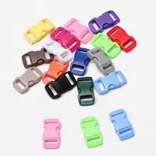 1000 шт 3/" изогнутая боковая пластиковая пряжка 10 мм широкая наружная походная паракордовая Пряжка для браслета аксессуары для рюкзаков