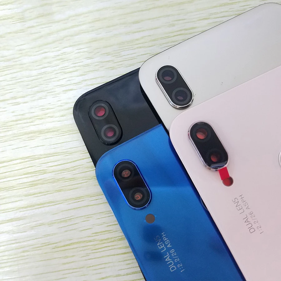 Для HUAWEI P20 lite/nova 3E lcd промежуточный корпус+ Стеклянная задняя панель батареи+ клейкая наклейка+ лоток для sim-карты